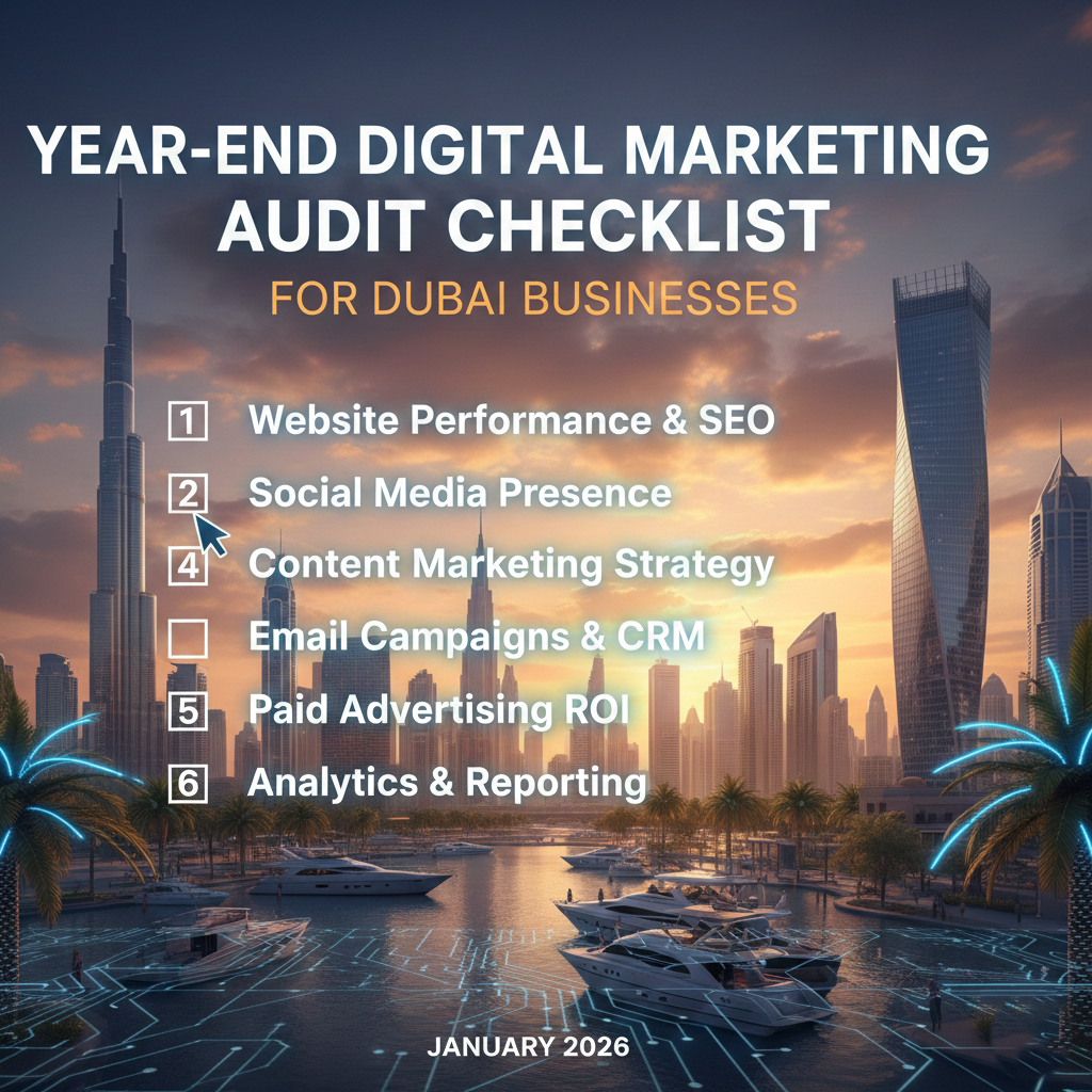 Year-End Digital Marketing Audit Checklist for Dubai Businesses
